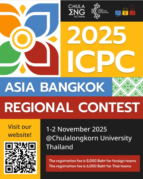 The 2025 ICPC Asia Bangkok Regional Contest