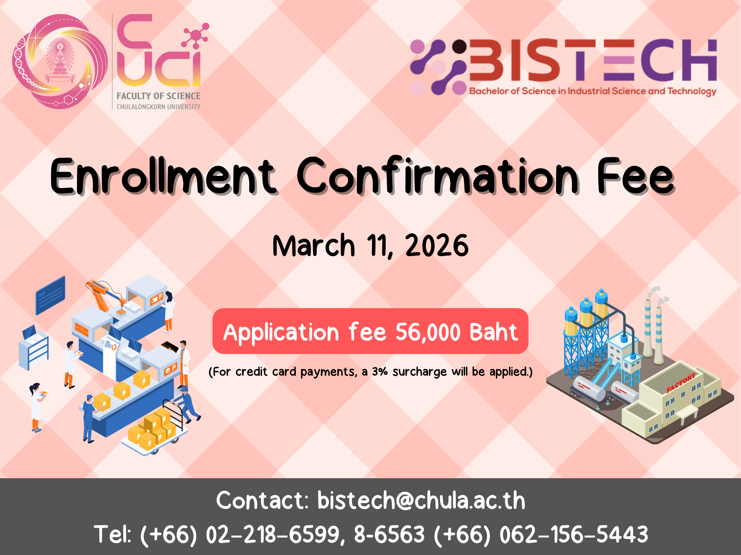 BISTech – Early Admission 2026 Confirmation Payment Fee
