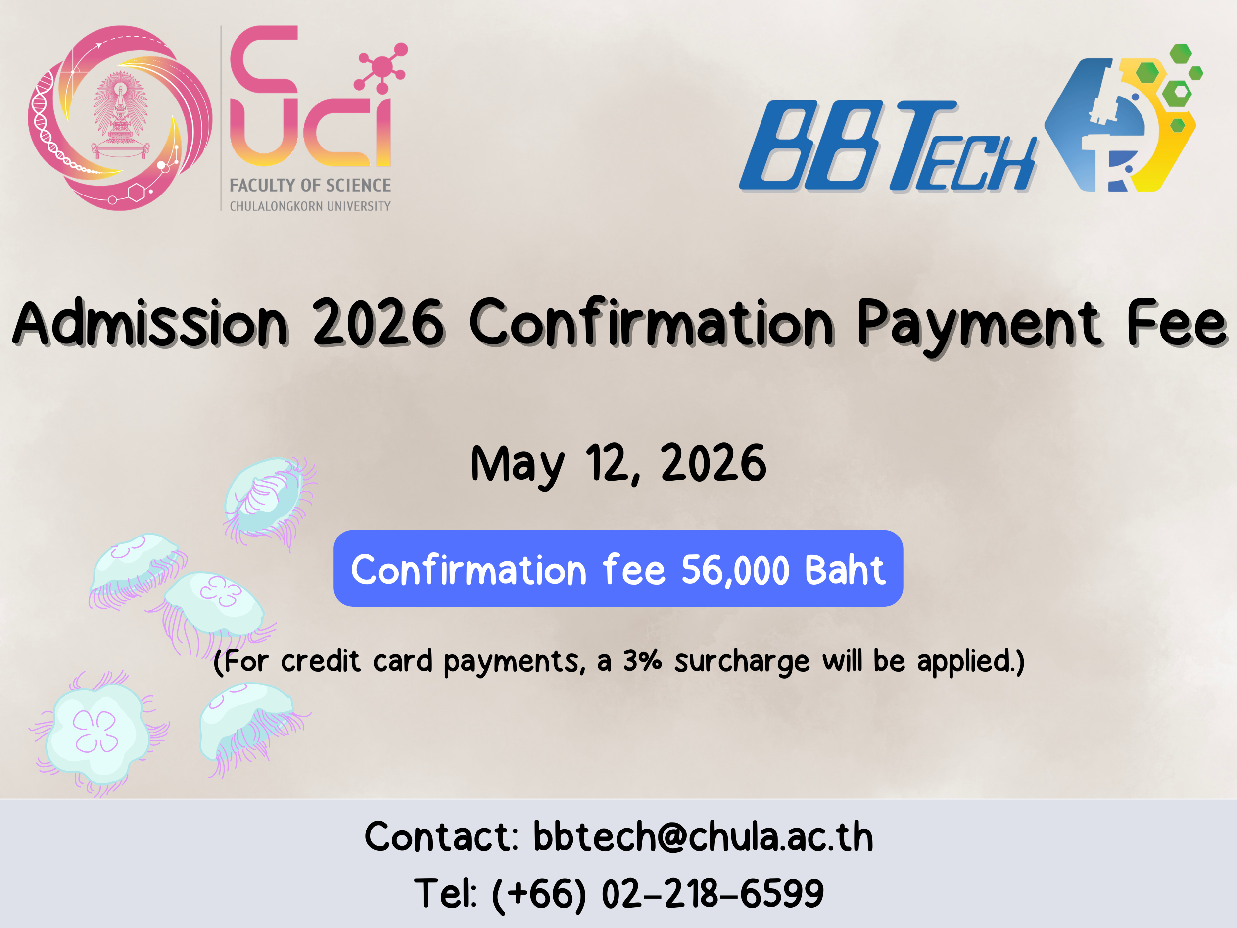 BBTech – Admission 2026 Confirmation Payment Fee