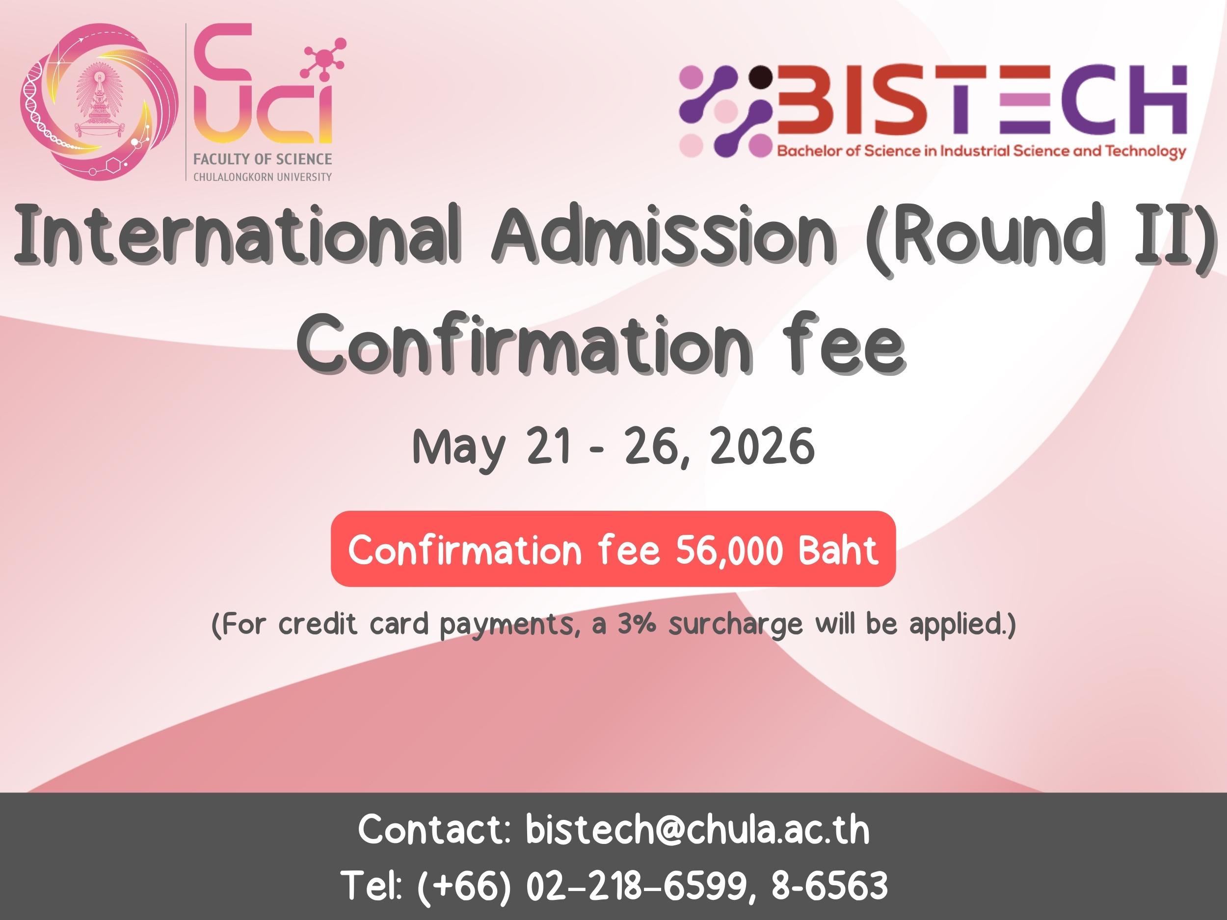 BISTech - International Admission Confirmation Payment Fee (Second Round)