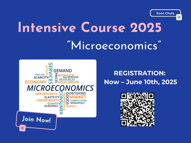 Intensive Course 2025 : Micro Economics