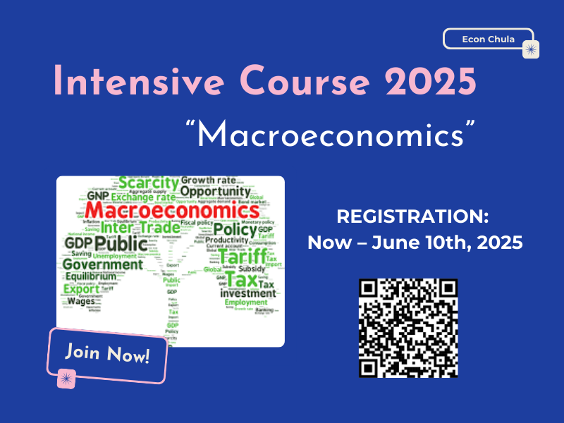 Intensive Course 2025 : Macro Economics