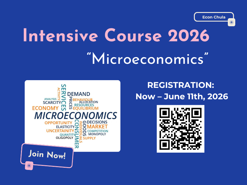 Intensive Course 2026 : Micro Economics